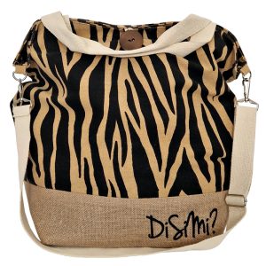 Torba "Double Handle" Zebra Natural dim. 56x31x25 cm- tzf2419